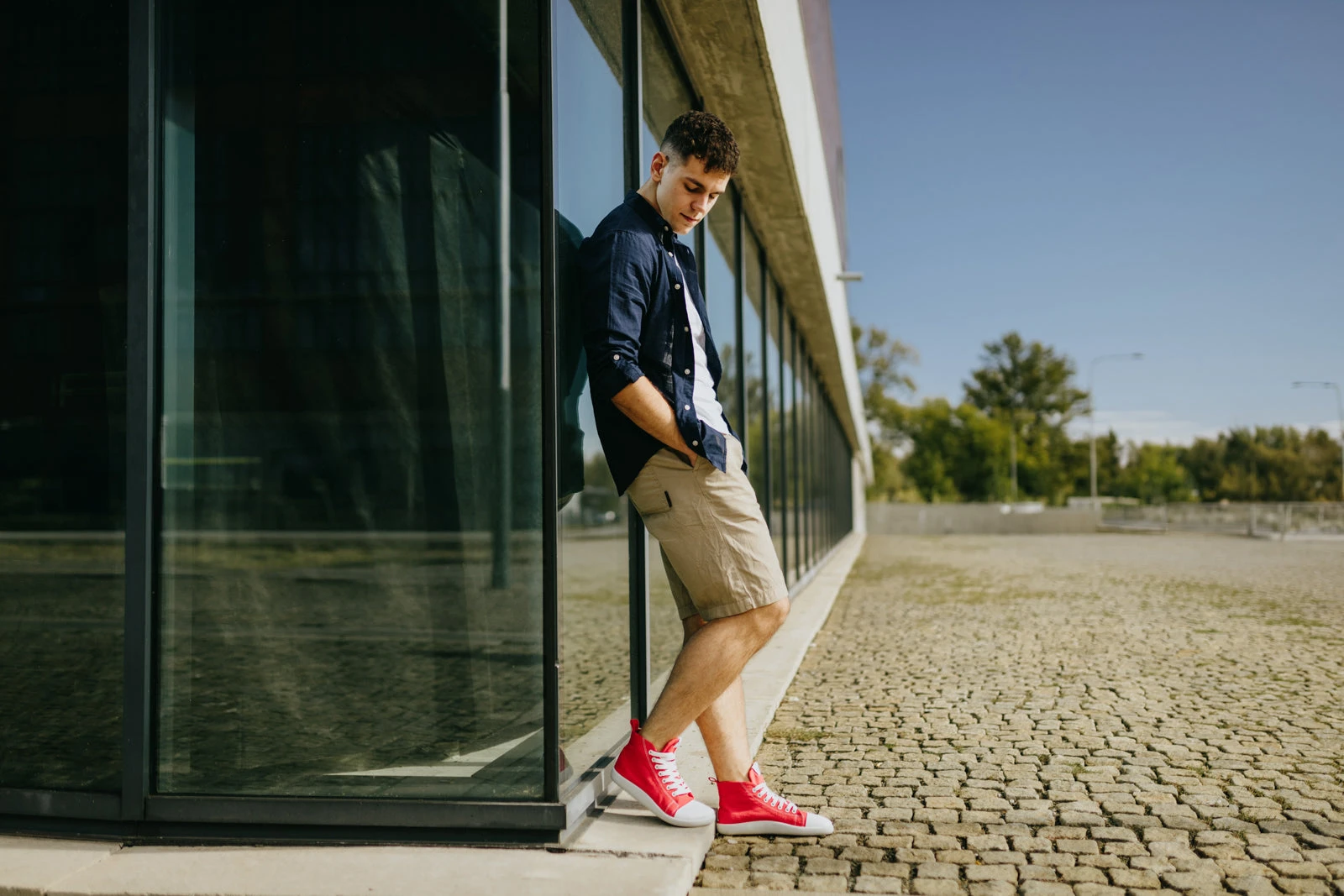 Кроссовки Ahinsa Street Hemp High-Top Barefoot — красный, фото 16