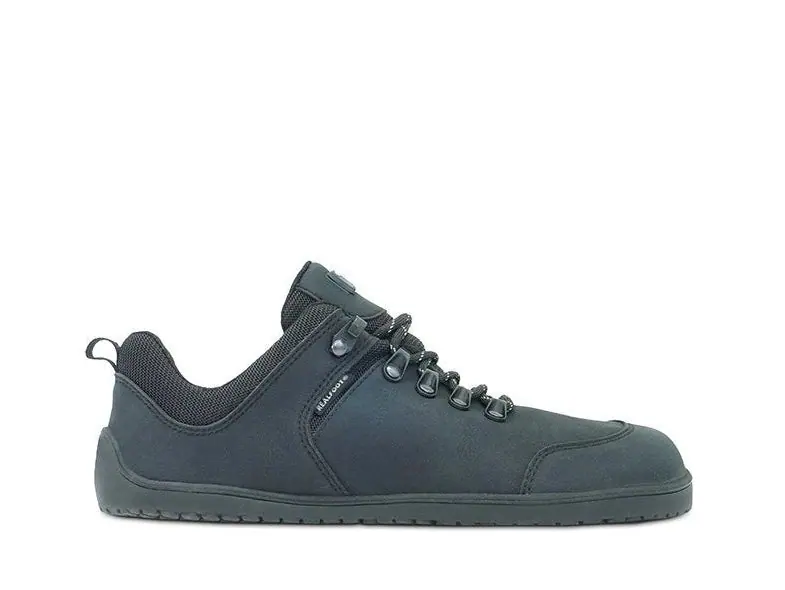 Босоногие ботинки Realfoot Trekker Low Vegan Black — фото 1 из 7