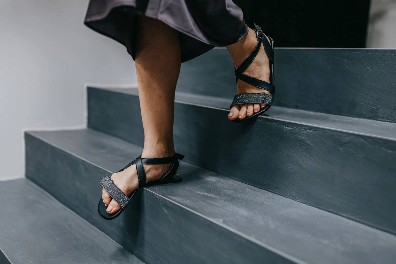 Сандалии Ahinsa Hava Sparkle Barefoot — чёрный, фото 22