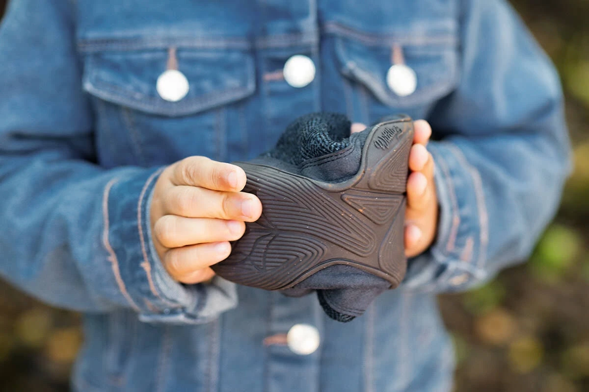 Босоногие ботинки Wildling Nessie Refoxed для детей — синий, зелёный, фото 2