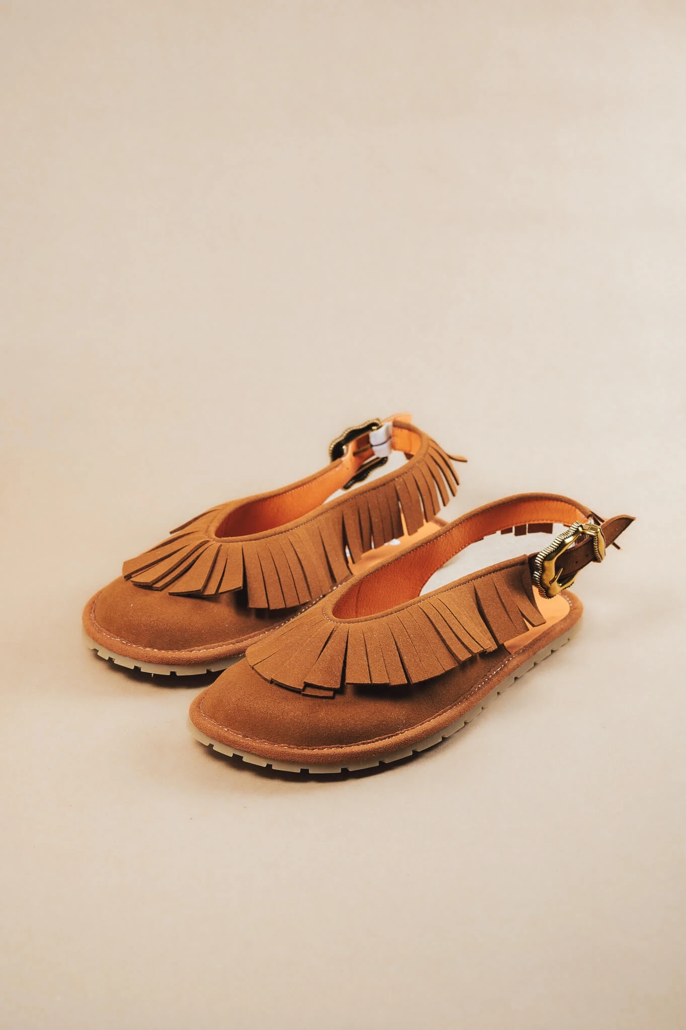 Босоногие балетки Sambas the bambas Jara — коричневые — фото 1 из 9