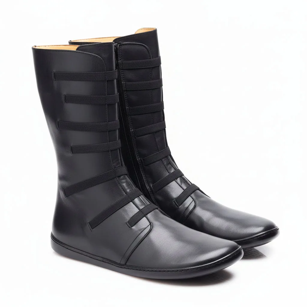 Женские ботинки ZAQQ ATTRAQT Stretch Nappa Black (чёрный цвет) — фото 1 из 8
