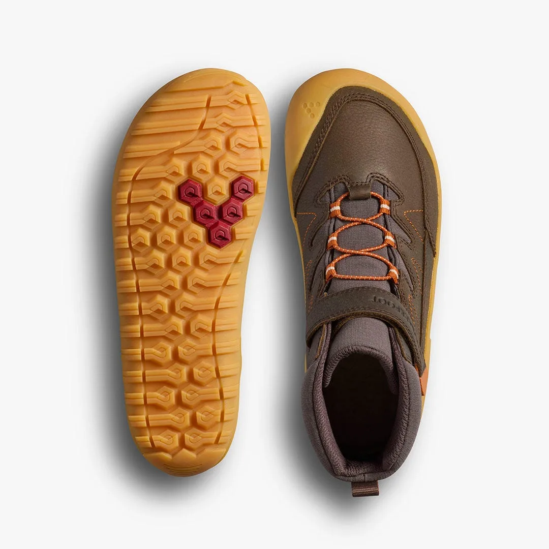 Ботинки Vivobarefoot Tracker AT — для подростков, коричневый, фото 2