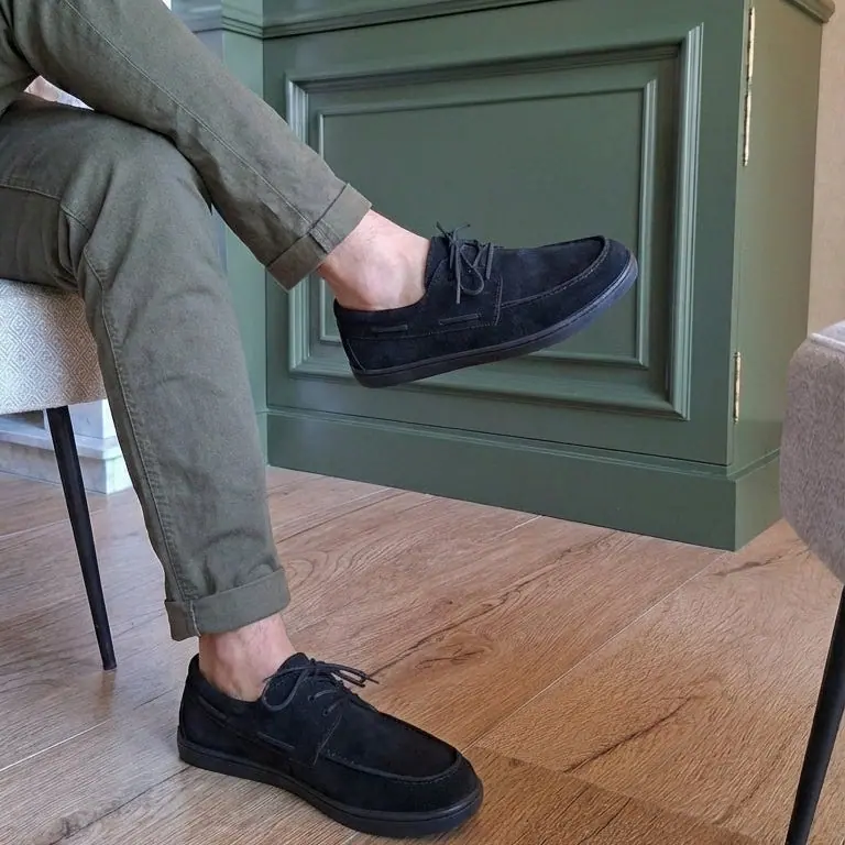 Кроссовки Roots Regata — чёрные, фото 4