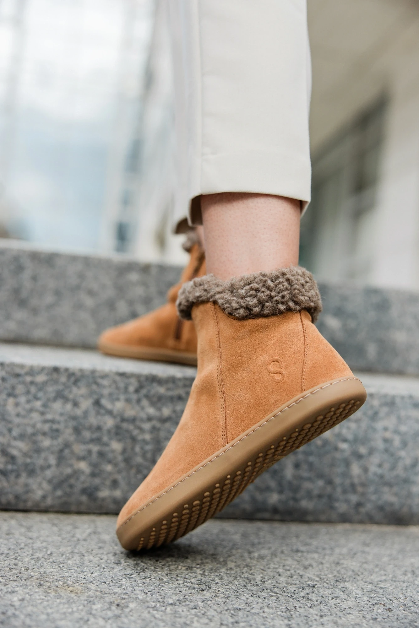 Босоногие ботинки Shapen FLUFFY 2.0 — коричневый, фото 2